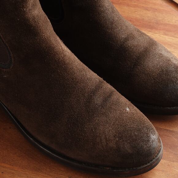 Thursday Boot Company Womens SZ 8.5 Brown Duchess Chelsea Suede Pull On Western - Picture 4 of 15